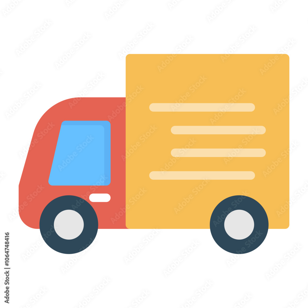 Delivery Truck icon vector image. Can be used for Laundry. Delivery Truck icon vector image. Can be used for Laundry.