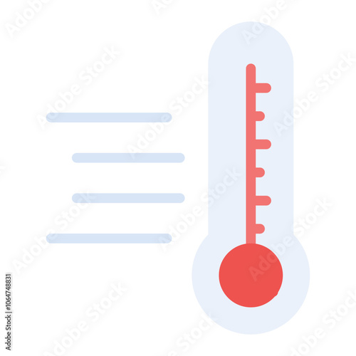 Temperature icon vector image. Can be used for Laundry.