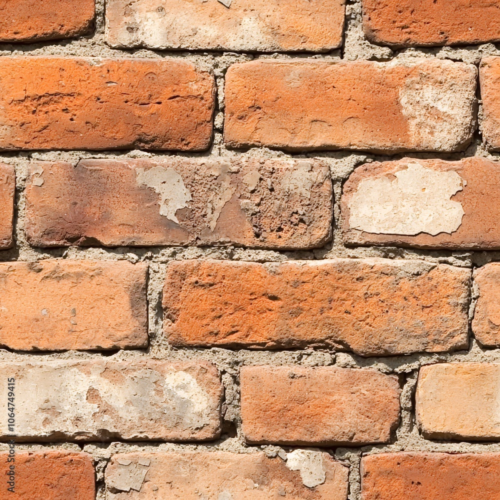 Fototapeta premium Abstract Red and Brown Brick Wall Texture