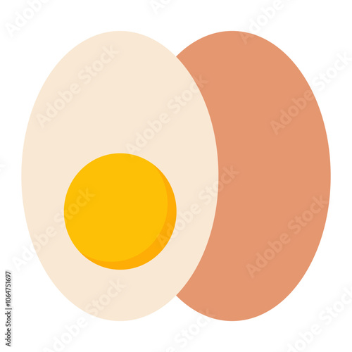 Egg icon vector image. Can be used for Carnival.