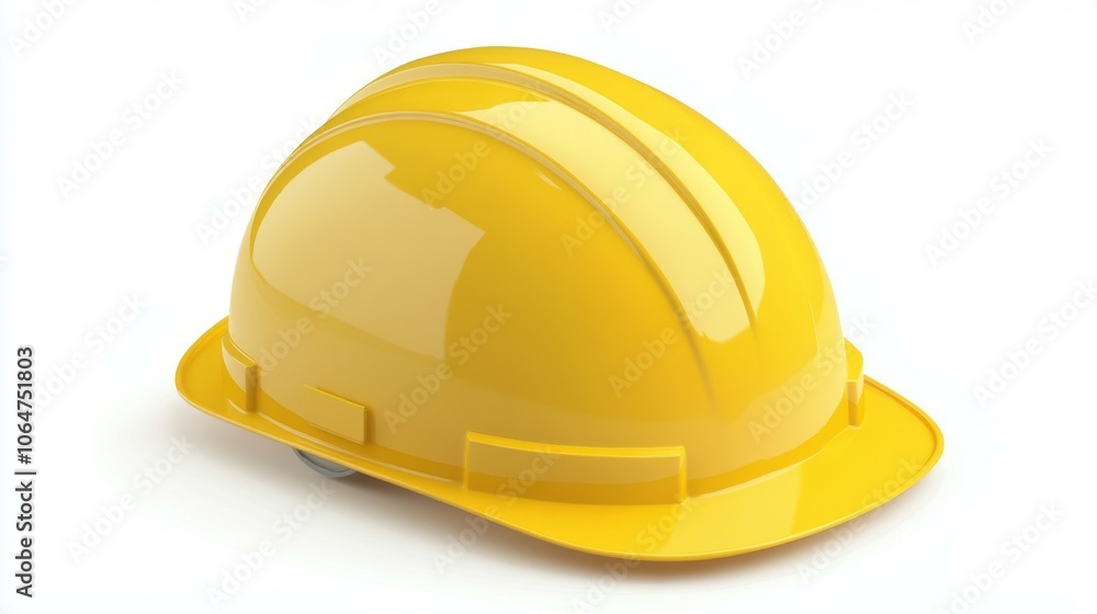 A helmet and safety glasses, isolated on a white background. A helmet and safety glasses, isolated on a white background.