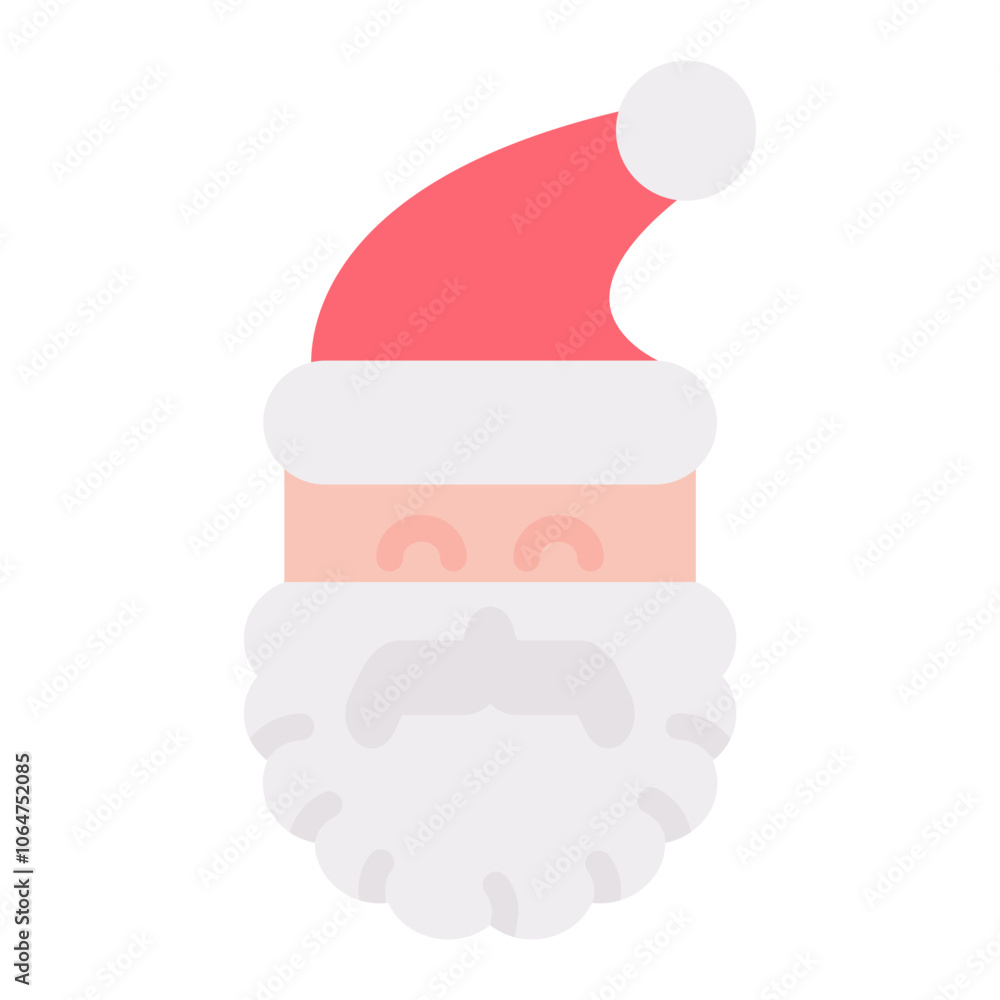 Santa icon vector image. Can be used for Carnival. Santa icon vector image. Can be used for Carnival.