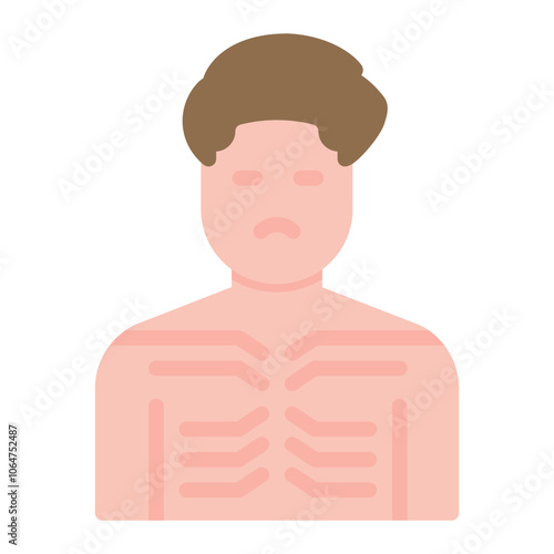 Hunger icon vector image. Can be used for Homeless.