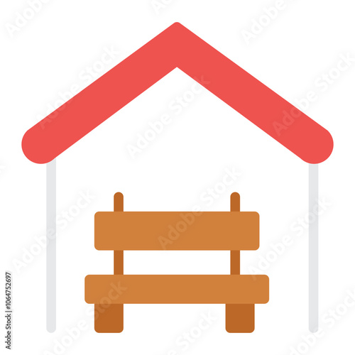 Shelter icon vector image. Can be used for Homeless.