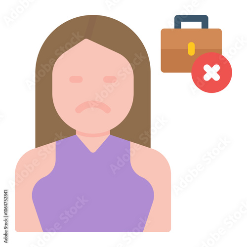 Unemployed icon vector image. Can be used for Homeless.