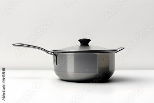 Professional Chef Cooking Isolated on White Background Generative AI illustration