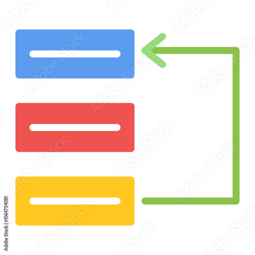 Reorder icon vector image. Can be used for Supply Chain.