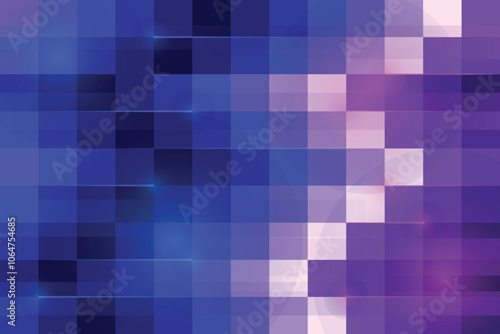 Abstract pixel speed motion technology background with blue and purple colors. Circuit line technology digital backdrop. Transfer data communication. Cyber nano information.