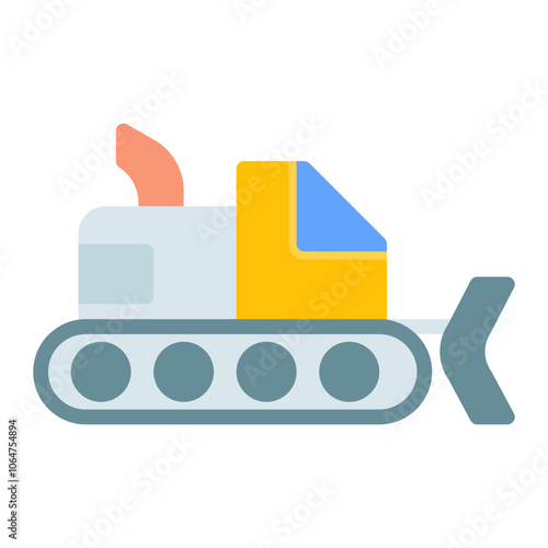 Snowcat icon vector image. Can be used for Ski Resort.