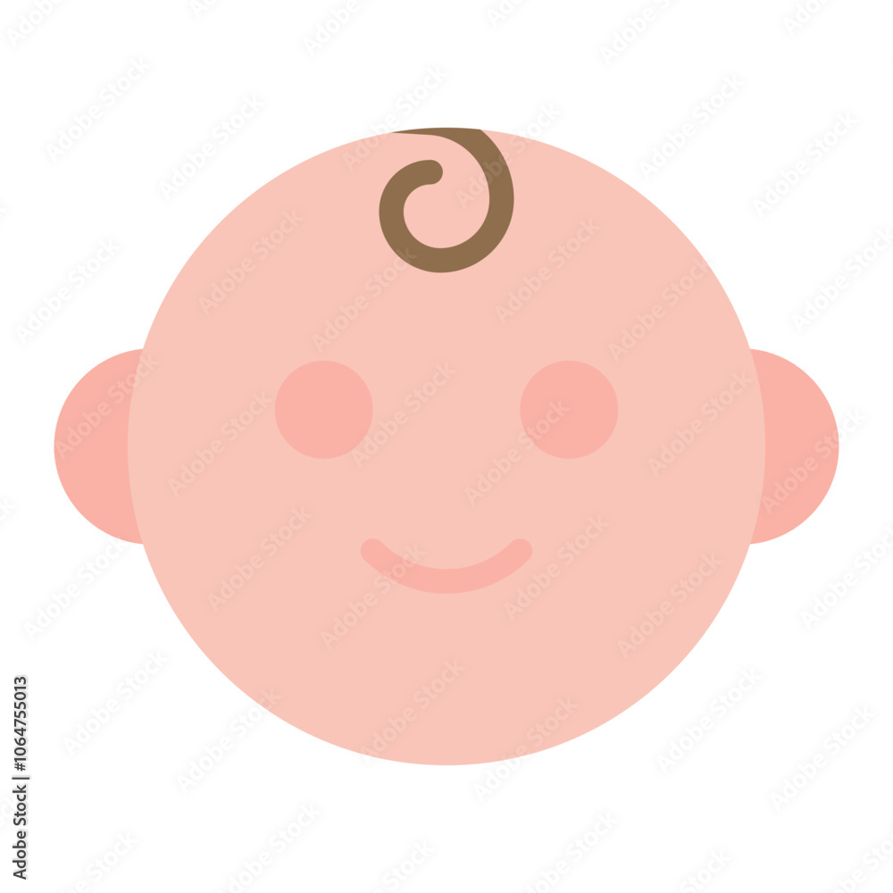 Baby icon vector image. Can be used for Child Adoption. Baby icon vector image. Can be used for Child Adoption.