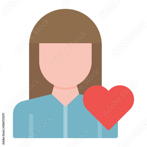 Babysitter icon vector image. Can be used for Child Adoption.