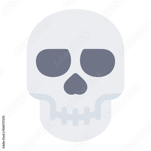 Skull icon vector image. Can be used for Fairytale.