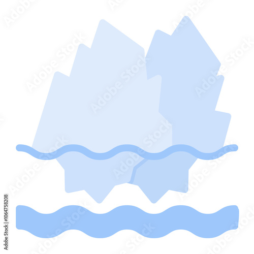 Glaciers icon vector image. Can be used for Rainforest.