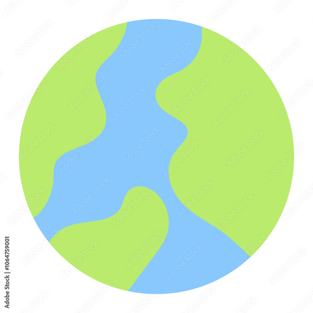 Earth icon vector image. Can be used for Global Warming. Earth icon vector image. Can be used for Global Warming.
