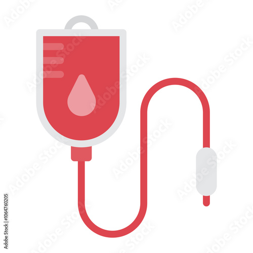 Blood Transfusion icon vector image. Can be used for Nursing.