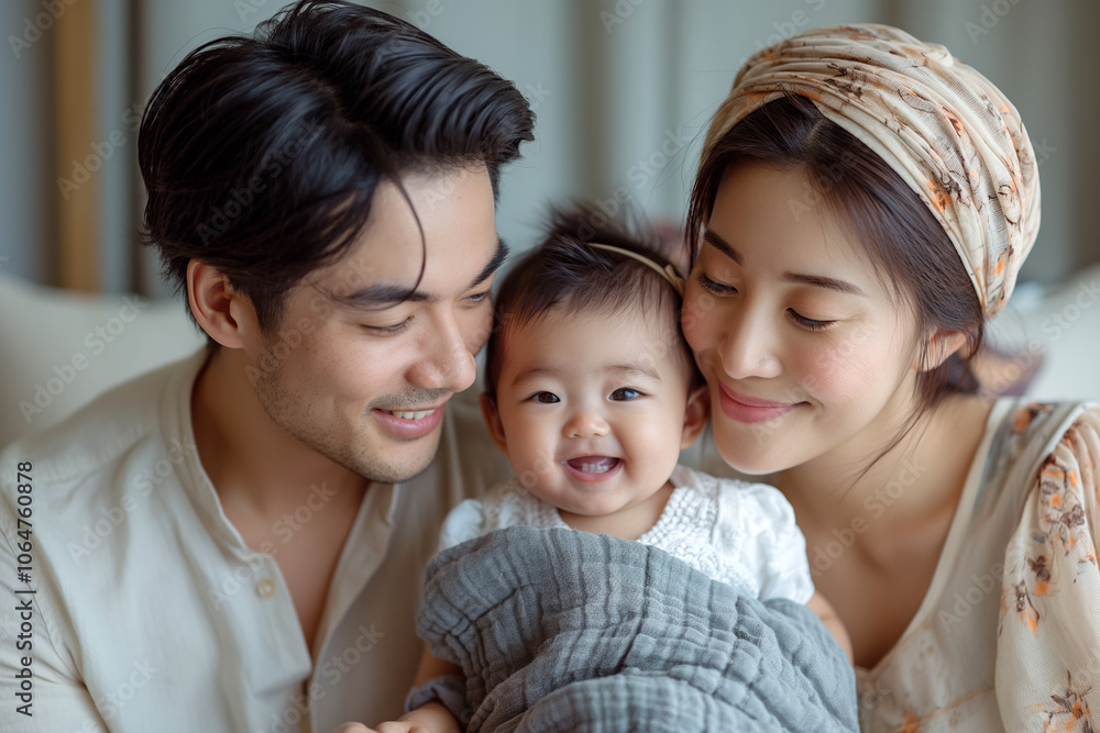 The picture shows the harmony of a family, happiness, lasting love. Family photo. The picture shows the harmony of a family, happiness, lasting love. Family photo.