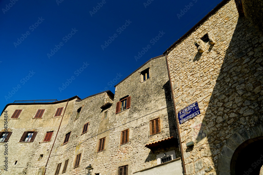 Borgo medievale di Fumone,Frosinone,Lazio,Italia Borgo medievale di Fumone,Frosinone,Lazio,Italia