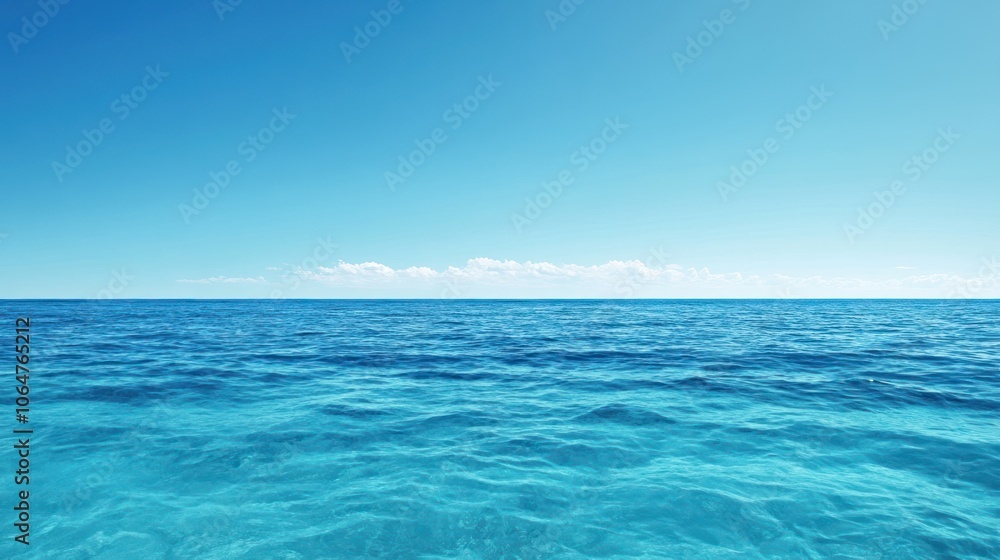 Obraz premium Serene Blue Ocean