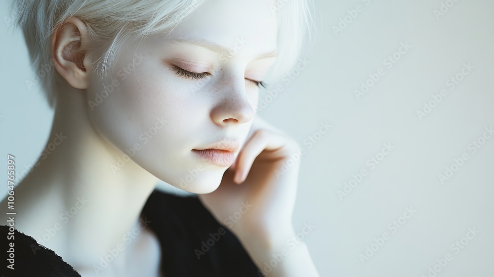 Serene Reflections: Young Woman in Quiet Contemplation of Life's Journey with Emotional Storytelling and Sharp Detailing Serene Reflections: Young Woman in Quiet Contemplation of Life's Journey with Emotional Storytelling and Sharp Detailing