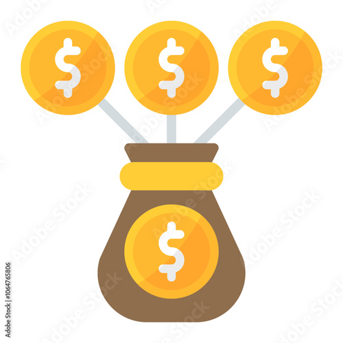 Debt Consolidation icon vector image. Can be used for Credit And Loan.