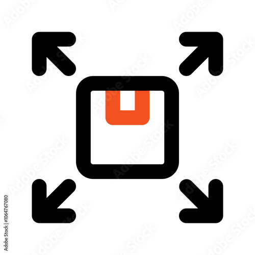 distribution line color icon