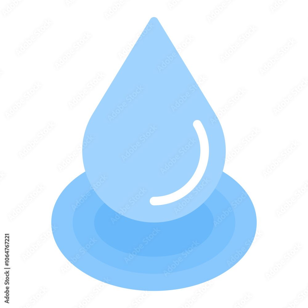 Drop icon vector image. Can be used for Cosmetology. Drop icon vector image. Can be used for Cosmetology.