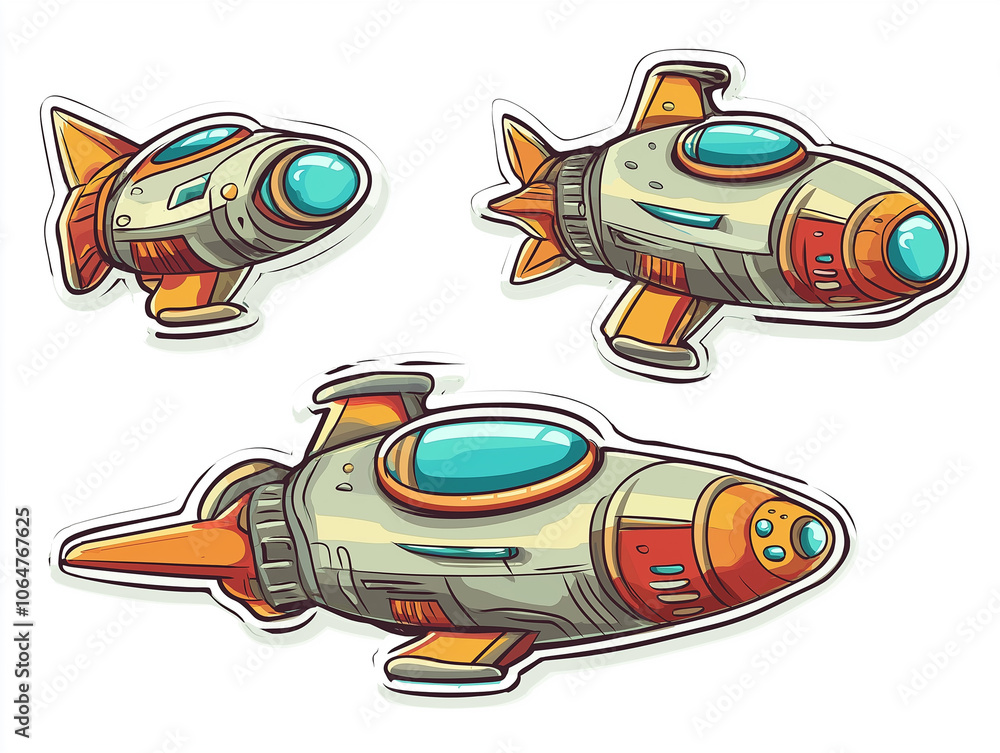 Set of spaceship Set of spaceship