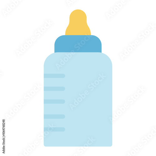Milk bottle icon vector image. Can be used for Maternity.
