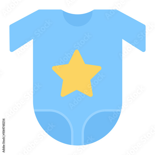 Onesie icon vector image. Can be used for Maternity.
