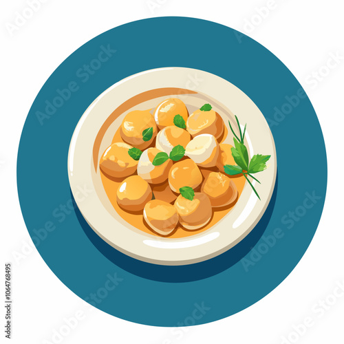 gnocchi, traditional italian food