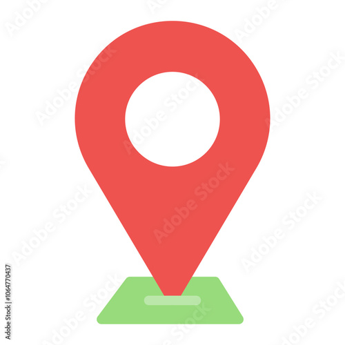 Coordinates icon vector image. Can be used for Geography.