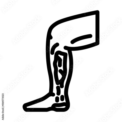 lacerations household injury accident line icon vector. lacerations household injury accident sign. isolated contour symbol black illustration