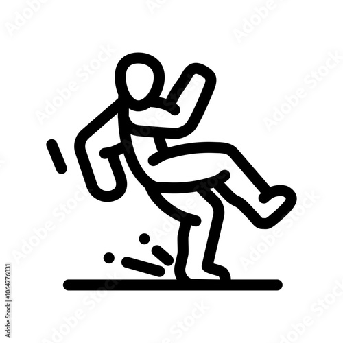 compression injuries line icon vector. compression injuries sign. isolated contour symbol black illustration