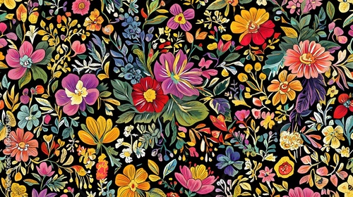 Colorful Floral Pattern