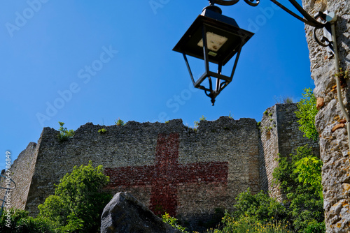 Castello di Vicalvi,panorama,Frosinone,Lazio,Italia