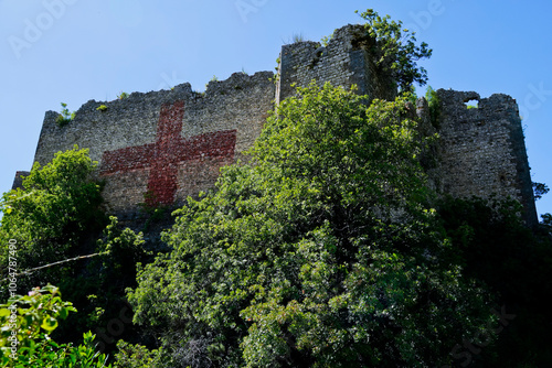 Castello di Vicalvi,panorama,Frosinone,Lazio,Italia