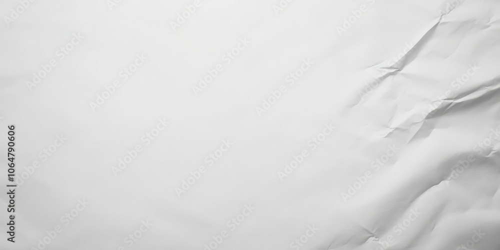 Fototapeta premium White Paper Texture background. Crumpled white paper abstract shape background with space paper for text.White color texture pattern abstract background 