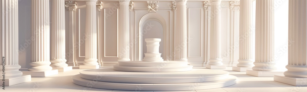 Background podium column 3d roman luxury greek white ancient display product classic. Podium platform background column pillar stage minimal stand beauty design greece render scene plant cosmetic rome Background podium column 3d roman luxury greek white ancient display product classic. Podium platform background column pillar stage minimal stand beauty design greece render scene plant cosmetic rome