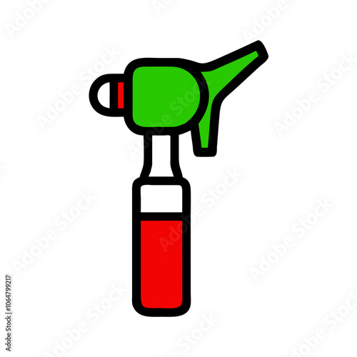 Detailed otoscope vector illustration for medical use, ideal for healthcare graphics, diagnostic tools, and educational designs. Perfect for clinical and anatomy projects.






