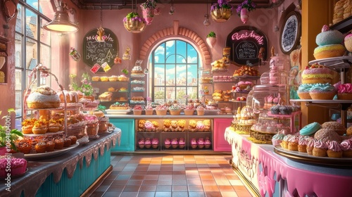 A Delightful Bakery Display