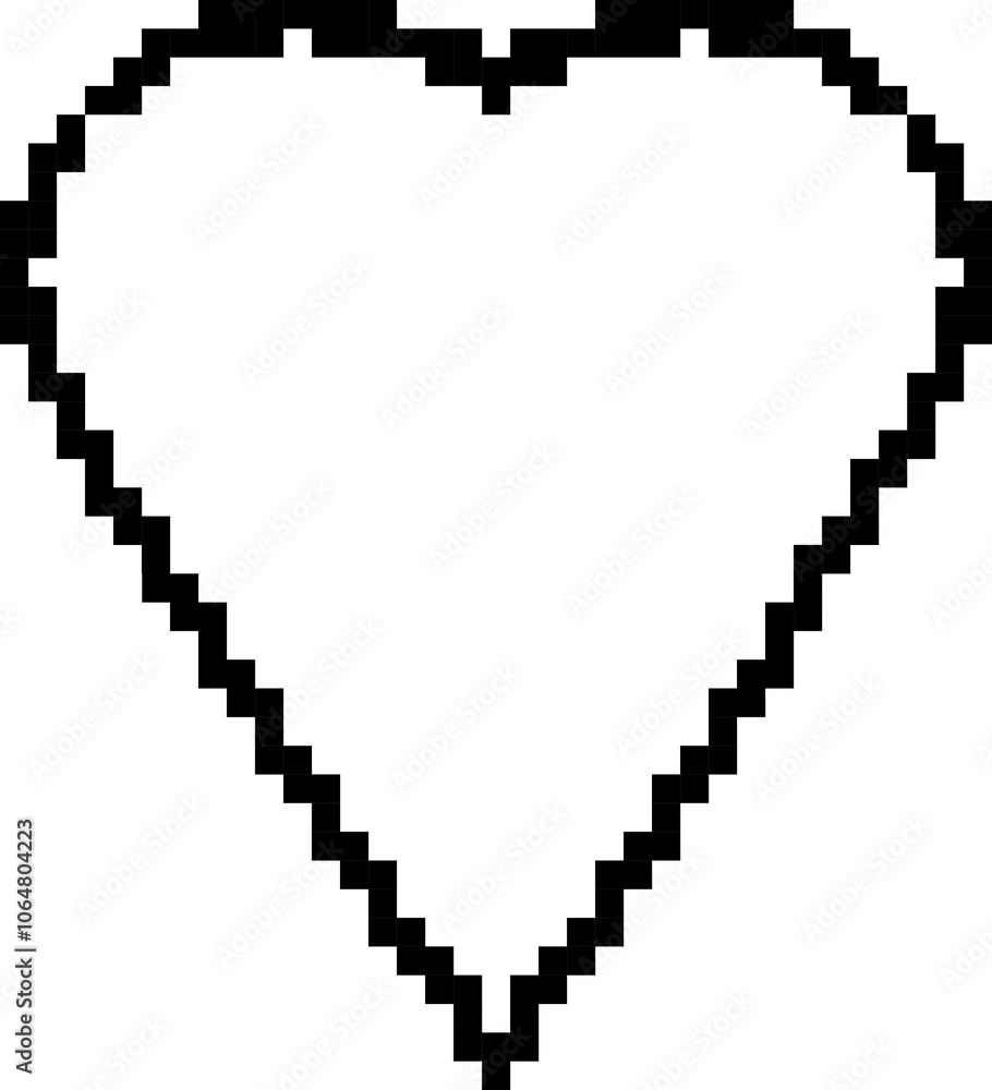 Heart illustration vector icon on white background Heart illustration vector icon on white background