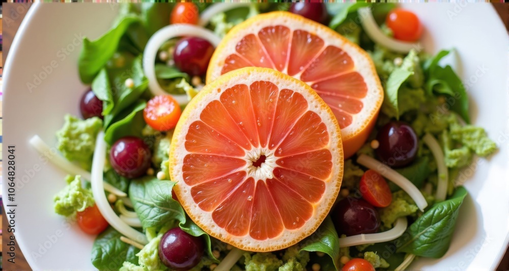 Vibrant salad with fresh ingredients Vibrant salad with fresh ingredients