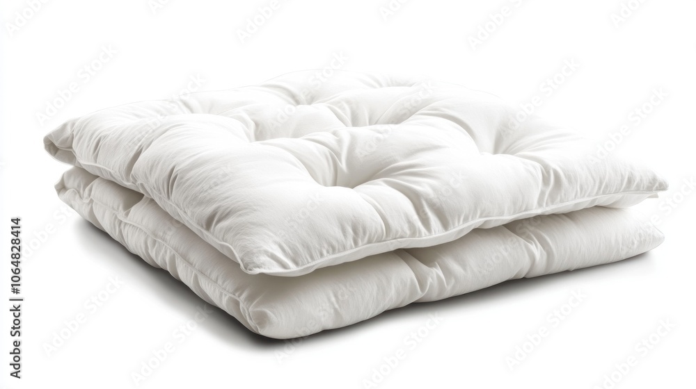 Obraz premium White Cotton Mattress Topper