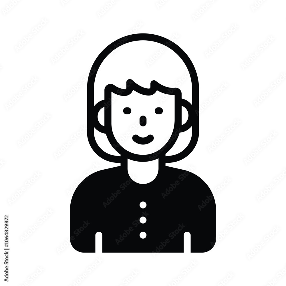 Icon of a person, representing a team member or profile Icon of a person, representing a team member or profile