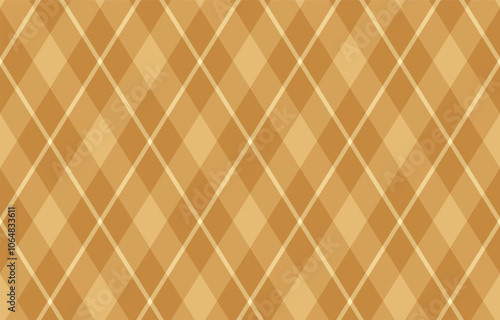 Argyle pattern of geometric rhombus. Harlequin check wallpaper design. Classic diamond shaped textile material for web background, print fabric clothing, sweater, wrapping paper, gift card, invitation