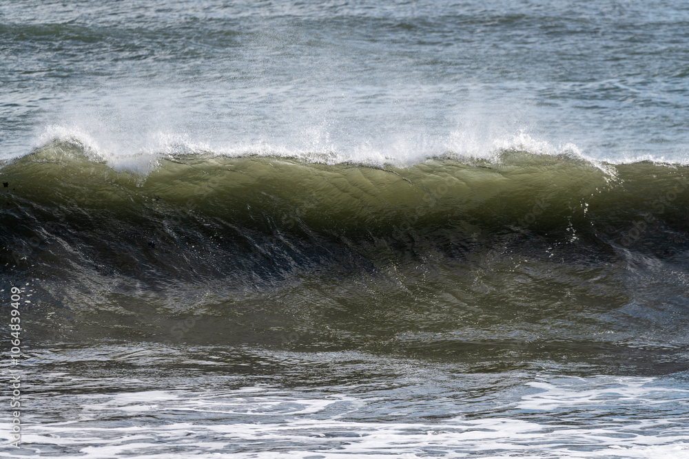 Sea waves from the North Atlantic hitting the Icelandic south coast Iceland Sea waves from the North Atlantic hitting the Icelandic south coast Iceland