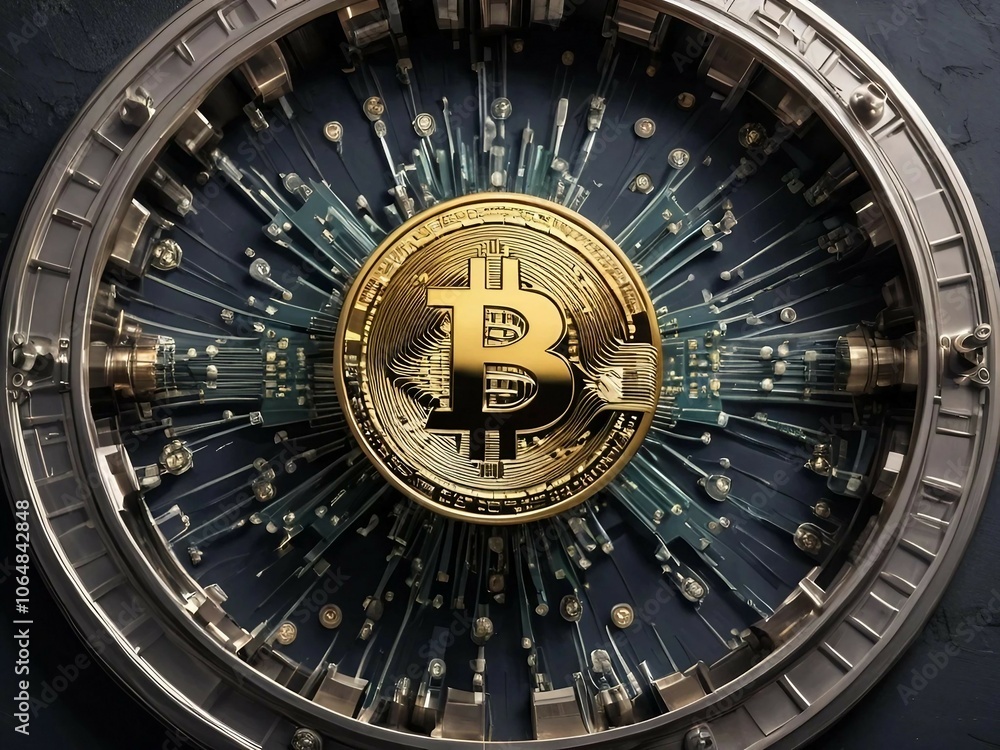 Fototapeta premium bitcoin is digital gold