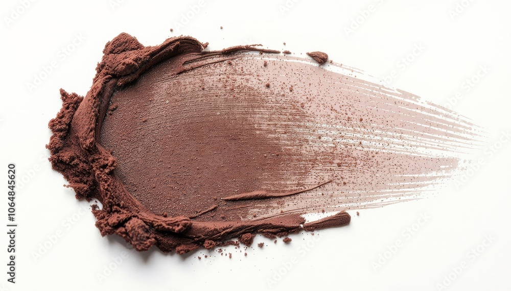 Eyeshadow sample isolated on white background. Eyeshadow sample isolated on white background.