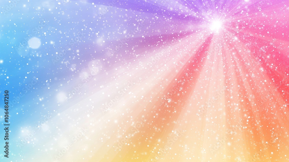 Colorful Abstract Background with Glowing Light and Sparkles Colorful Abstract Background with Glowing Light and Sparkles