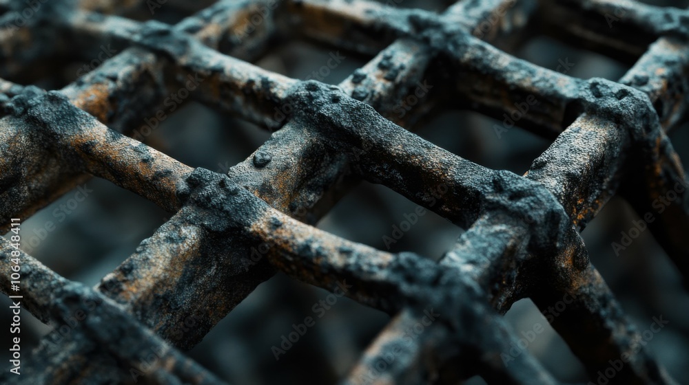 A close-up shot of a specific rebar piece, capturing the details and texture, with the surrounding area softly blurred. A close-up shot of a specific rebar piece, capturing the details and texture, with the surrounding area softly blurred.